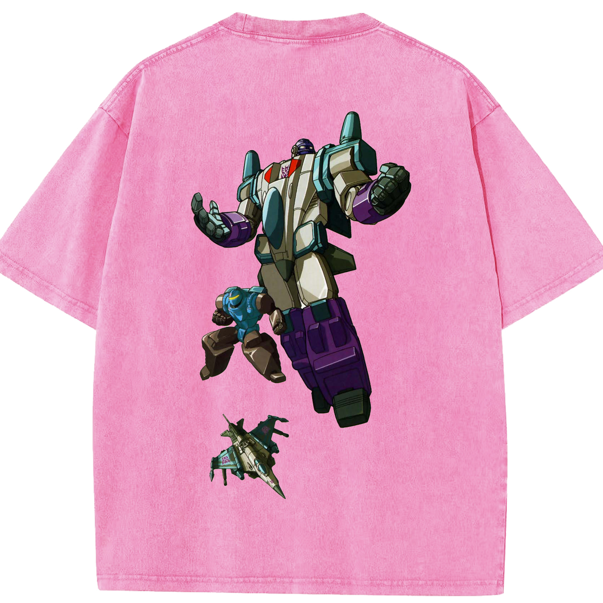 （画像用）  綿100% ヴィンテージ風 半袖Tシャツ（背面プリント）